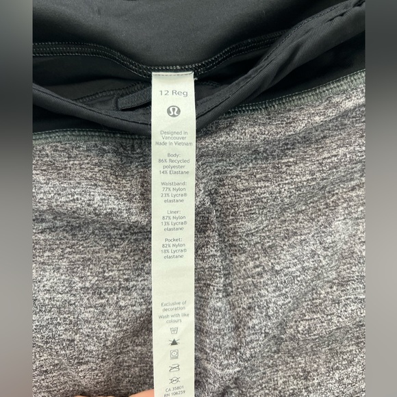 Lululemon Pace Rival Mid-Rose Skirt Grey Regular size 12 - Picture 2 of 4